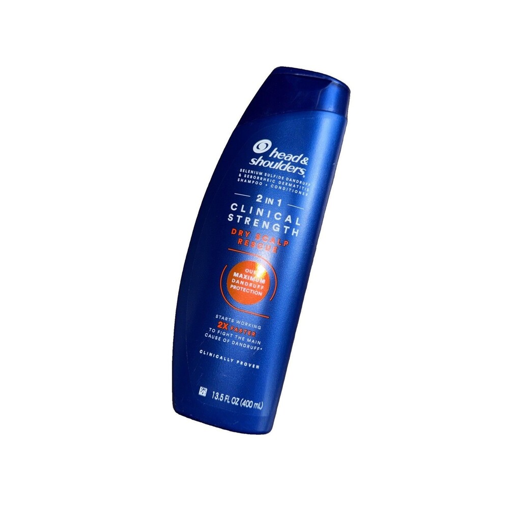Head & Shoulders Clinical Strength Dandruff Shampoo Dry Scalp Rescue 13.5fl Oz